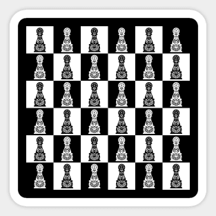 Pawns Opening Sticker